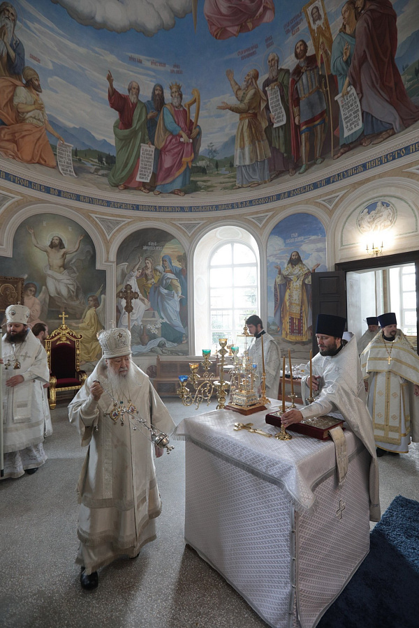 Великое освящение Казанского храма села Дединово